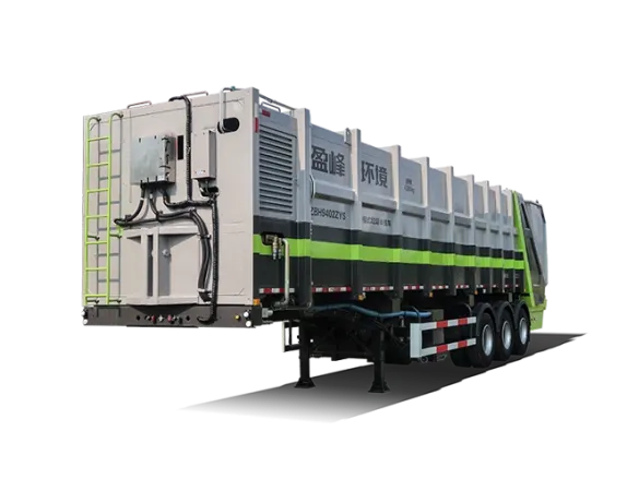 Rear-loading Compression Garbage Semi Trailer