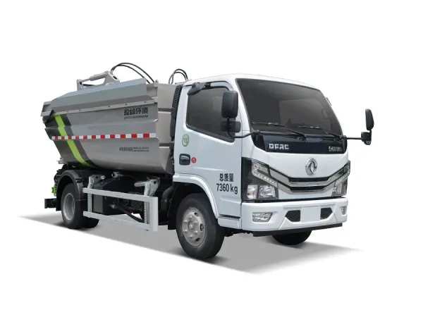 7 Tons Self-loading and Dumping Garbage Truck