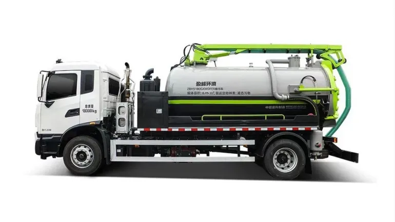 18 Ton Sewage Suction Truck