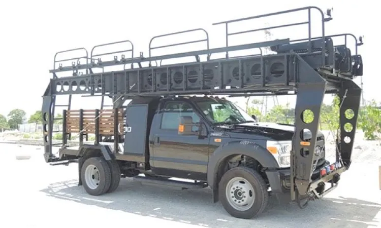Military Police MARS Anti-Riot Assault Cimbing Ladder Vehicle
