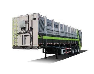 Rear-loading Compression Garbage Semi Trailer