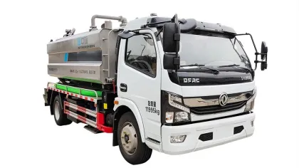 Sewage Suction Tanker Truck
